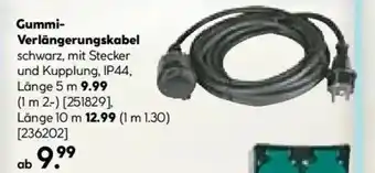 Hellweg Gummi- Verlängerungskabel Angebot