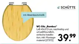 Hellweg SCHÜTTE WC-Sitz,,Bambus" Angebot