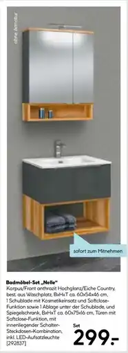 Hellweg Badmöbel-Set „Nelle" Angebot