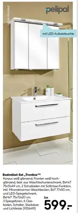 Hellweg Badmöbel-Set „,Trentino" Angebot