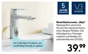 Hellweg VALBLUE Waschtischarmatur,,Beja“ Angebot