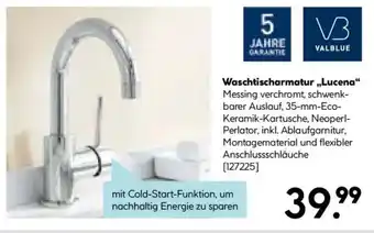 Hellweg VALBLUE Waschtischarmatur „Lucena“ Angebot