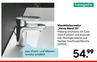 Hellweg hansgrohe Waschtischarmatur ,,Vernis Blend 70" Angebot