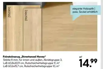 Hellweg Feinsteinzeug,,Streetwood Honey" Angebot
