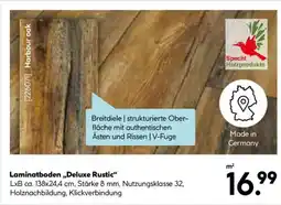 Hellweg Specht Holzprodukte Laminatboden „,Deluxe Rustic" Angebot