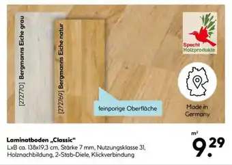 Hellweg Specht Holzprodukte Laminatboden,,Classic" Angebot