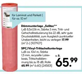 Hellweg SPC/Vinyl-Trittschallunterlage Angebot
