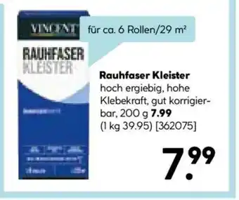 Hellweg VINCENT Rauhfaser Kleister Angebot