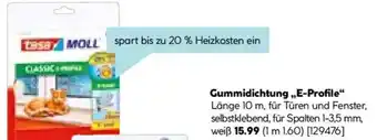 Hellweg tesa MOLL Gummidichtung,,E-Profile" Angebot