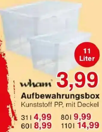 Jawoll wham Aufbewahrungsbox Angebot