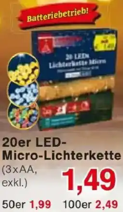 Jawoll 20er LED- Micro-Lichterkette Angebot