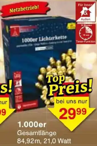 Jawoll 1000er Lichterkette Angebot