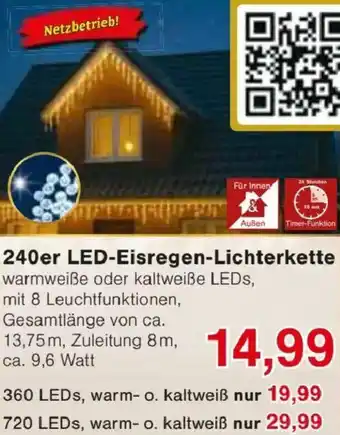 Jawoll 240er LED-Eisregen-Lichterkette Angebot