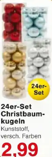 Jawoll 24er-Set Christbaumkugeln Angebot