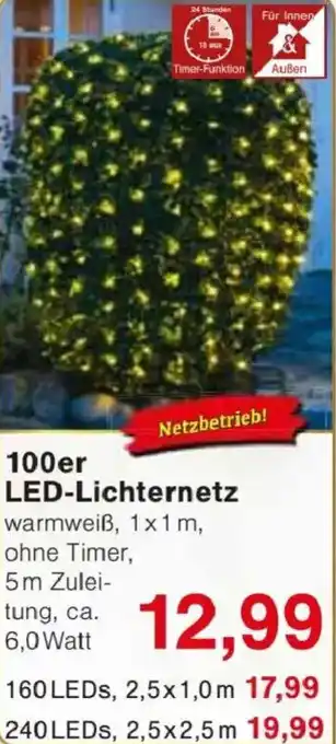 Jawoll 100er LED-Lichternetz Angebot