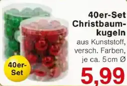 Jawoll 40er-Set Christbaumkugeln Angebot