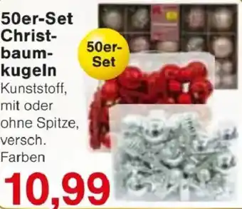 Jawoll 50er-Set Christbaumkugeln Angebot