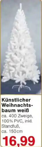 Jawoll Künstlicher Weihnachtsbaum weiß Angebot
