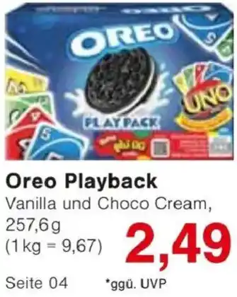 Jawoll Oreo Playback Angebot