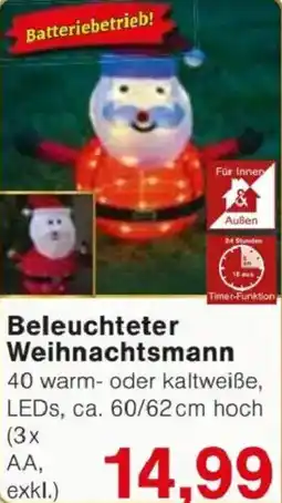 Jawoll Beleuchteter Weihnachtsmann Angebot