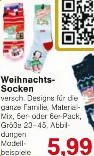 Jawoll Weihnachts- Socken Angebot