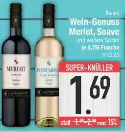 E-Center Wein-Genuss Merlot, Soave Angebot