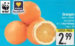 E-Center EDEKA Herzstücke Orangen Angebot