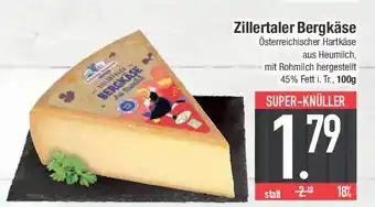 E-Center Zillertaler Bergkäse Angebot