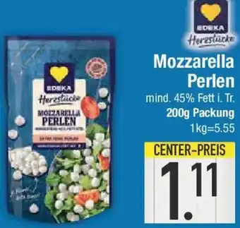 E-Center EDEKA Herzstücke Mozzarella Perlen Angebot