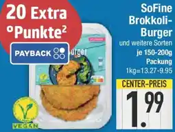 E-Center SoFine Brokkoli Burger Angebot