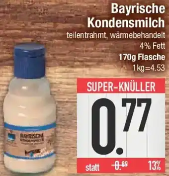 E-Center Edeka Bayrische Kondensmilch Angebot