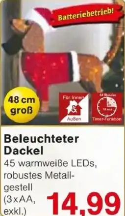 Jawoll Beleuchteter Dackel Angebot