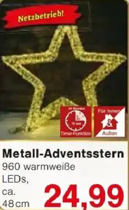 Jawoll Metall-Adventsstern Angebot