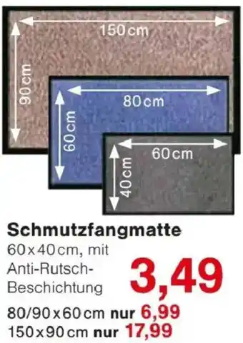 Jawoll Schmutzfangmatte Angebot