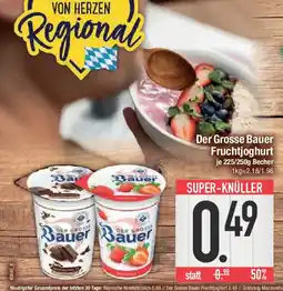 E-Center Der Grosse Bauer Fruchtjoghurt Angebot