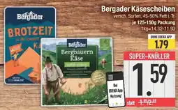 E-Center Bergader Käsescheiben Angebot