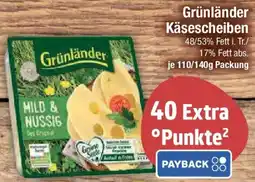 E-Center Grünländer Käsescheiben Angebot
