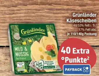 E-Center Grünländer Käsescheiben Angebot