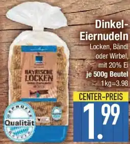 E-Center Edeka Dinkel Eiernudeln Angebot