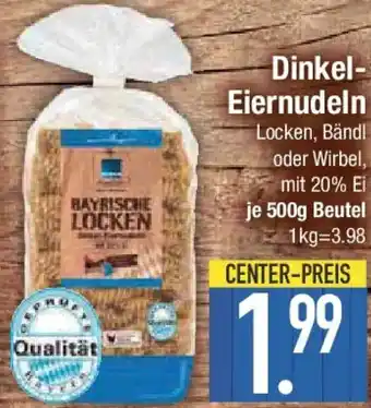 E-Center Edeka Dinkel Eiernudeln Angebot