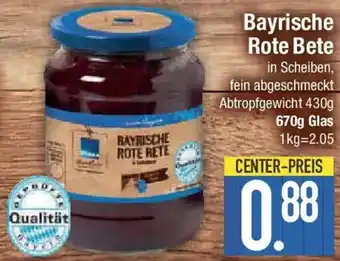 E-Center Edeka Bayrische Rote Bete Angebot