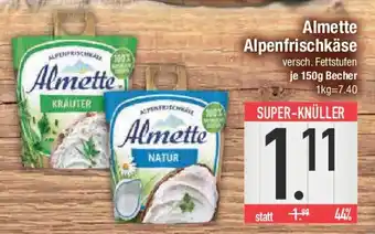 E-Center Almette Alpenfrischkäse Angebot