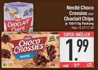 E-Center Nestlé Choco Crossies oder Choclait Chips Angebot