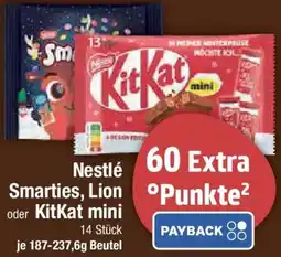 E-Center Nestlé Smarties, Lion oder KitKat mini Angebot