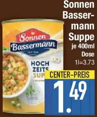 E-Center Sonnen Bassermann Suppe Angebot