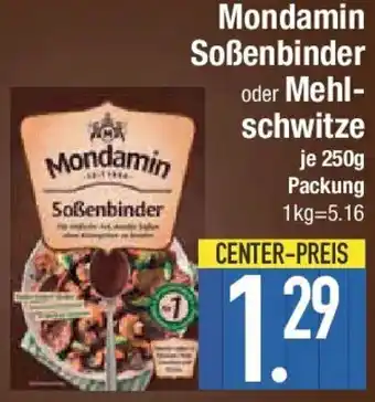 E-Center Mondamin Soßenbinder oder Mehlschwitze Angebot