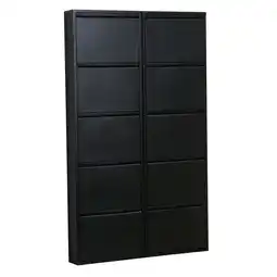 Netto Marken-Discount Schuhschrank Pisa 10 Klappen (B)100 x (H)172,5 x (T)16cm Angebot