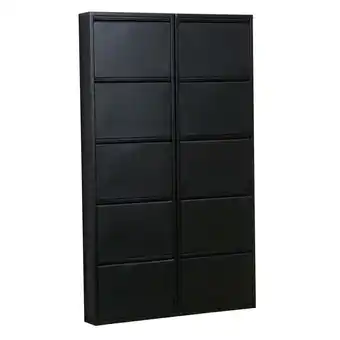 Netto Marken-Discount Schuhschrank Pisa 10 Klappen (B)100 x (H)172,5 x (T)16cm Angebot