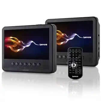 Netto Marken-Discount Lenco Tragbares DVD-Player Set MES-212 mit 2 x 7-Monitoren Angebot