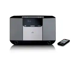 Netto Marken-Discount Lenco DAR-045 Vertikale Stereo Anlage mit DAB+/FM Radio, CD Player und Bluetooth Angebot